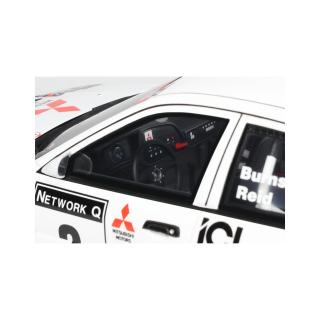 MITSUBISHI CARISMA GT GR.A R. BURNS RAC RALLY 1997 OttO mobile 1:18 Resinemodell (Türen, Motorhaube... nicht zu öffnen!)
